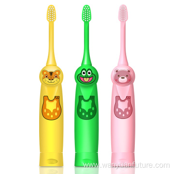 Power Portable Battery Kids Cute Sonic Electric Toothbrush